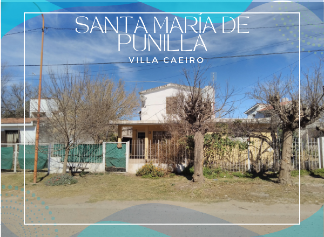 Villa Caeiro (Santa Maria de Punilla) -  Casa con 3 dormitorios.