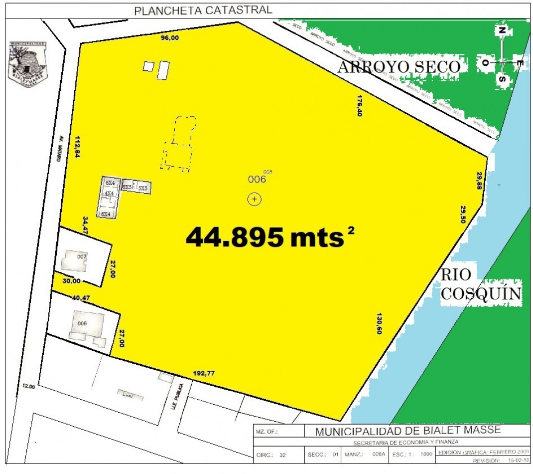 4,5ha Sobre el Rio Cosquin, Ex quinta del Dr. Juan Bialet Masse