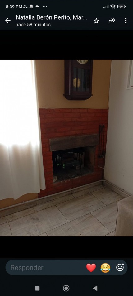 VENDO CASA C/PILETA DE 2 DORM._ VILLA LOS AROMOS