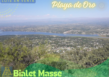 Playa de Oro - Bialet Masse - Lote de 390mts²