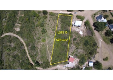 VENDO LOTE 1401M2 C/ CON VISTAS PANORAMICA - COMUNA SAN ROQUE