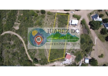 VENDO LOTE 1401M2 C/ CON VISTAS PANORAMICA - COMUNA SAN ROQUE
